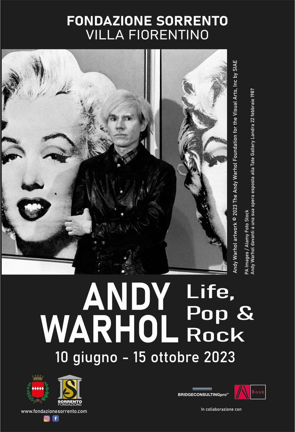 Mostra su Andy Warhol a Sorrento