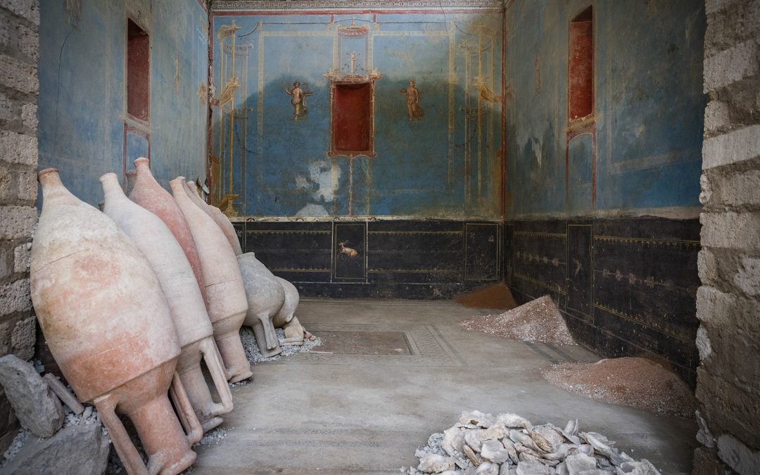 Il sacrarium blu di Pompei